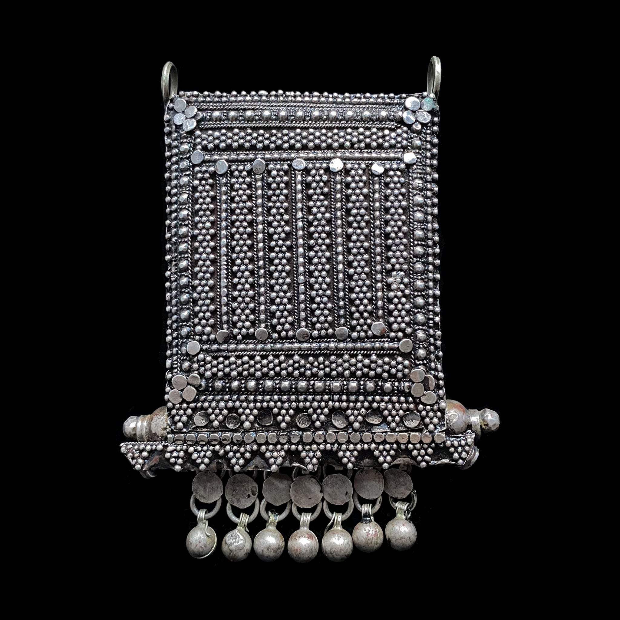 Vintage Silver Hirz Pendant from Yemen