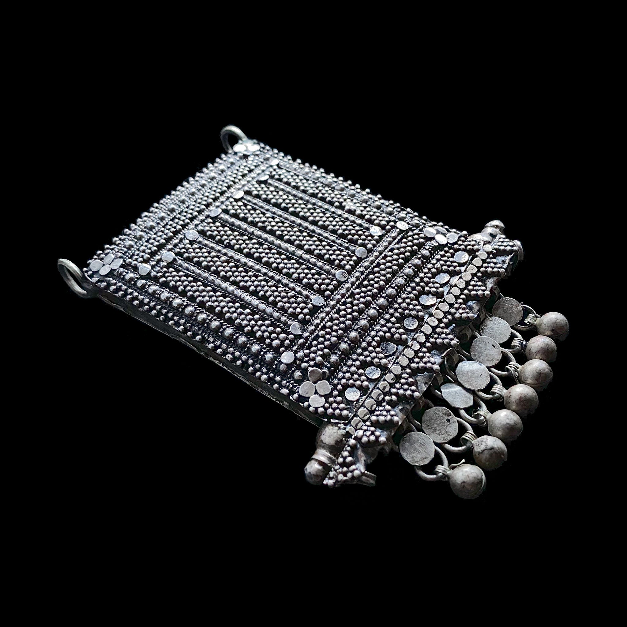 Vintage Silver Hirz Pendant from Yemen