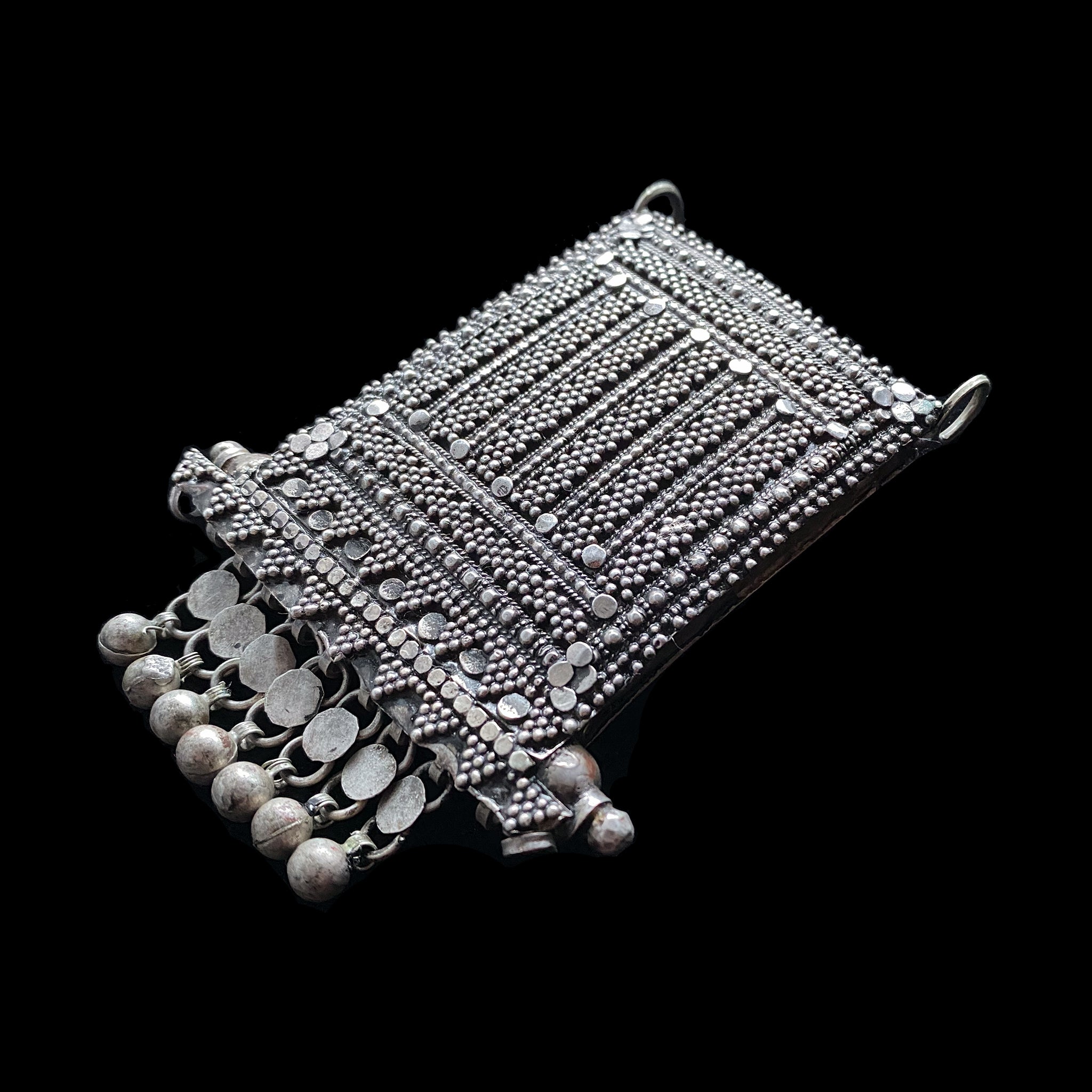 Vintage Silver Hirz Pendant from Yemen