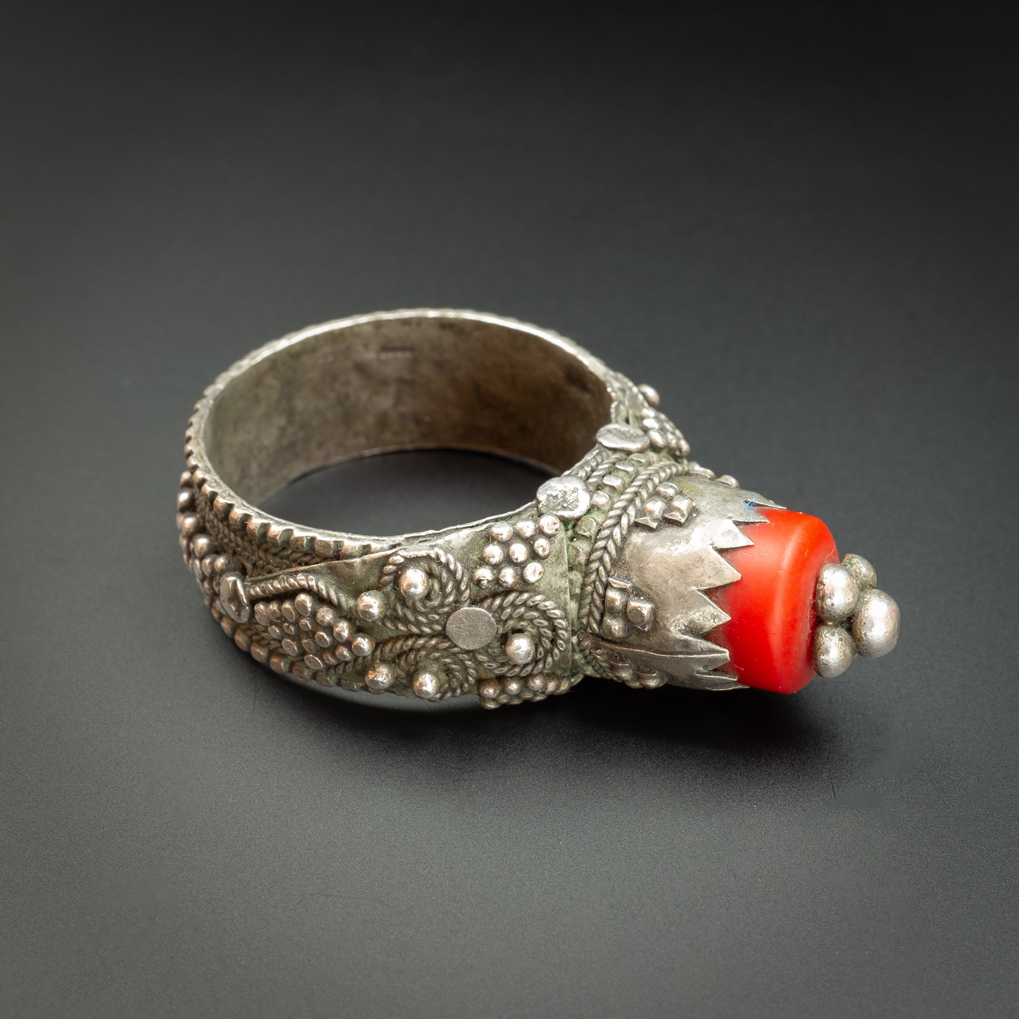 Old Silver Yemen Hair Ring – Large  