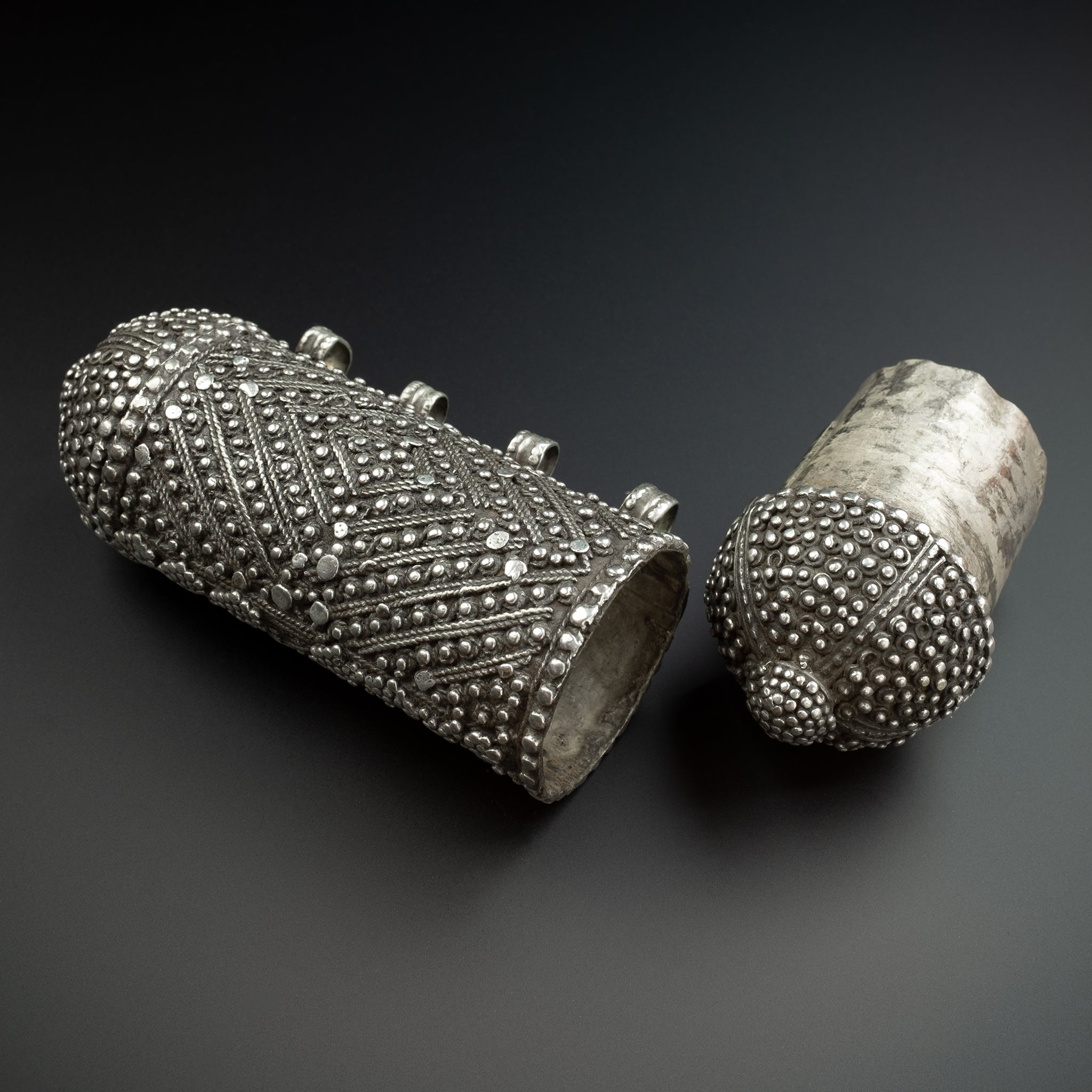 Large Antique Yemen Silver 'Hirz' Amulet – RARE