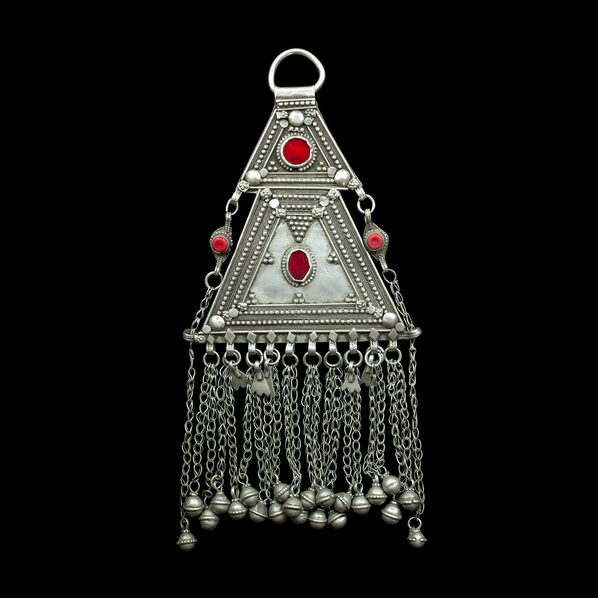 Large Yemeni ‘Muthallath’ Pendant | Vintage Ethnic Jewellery