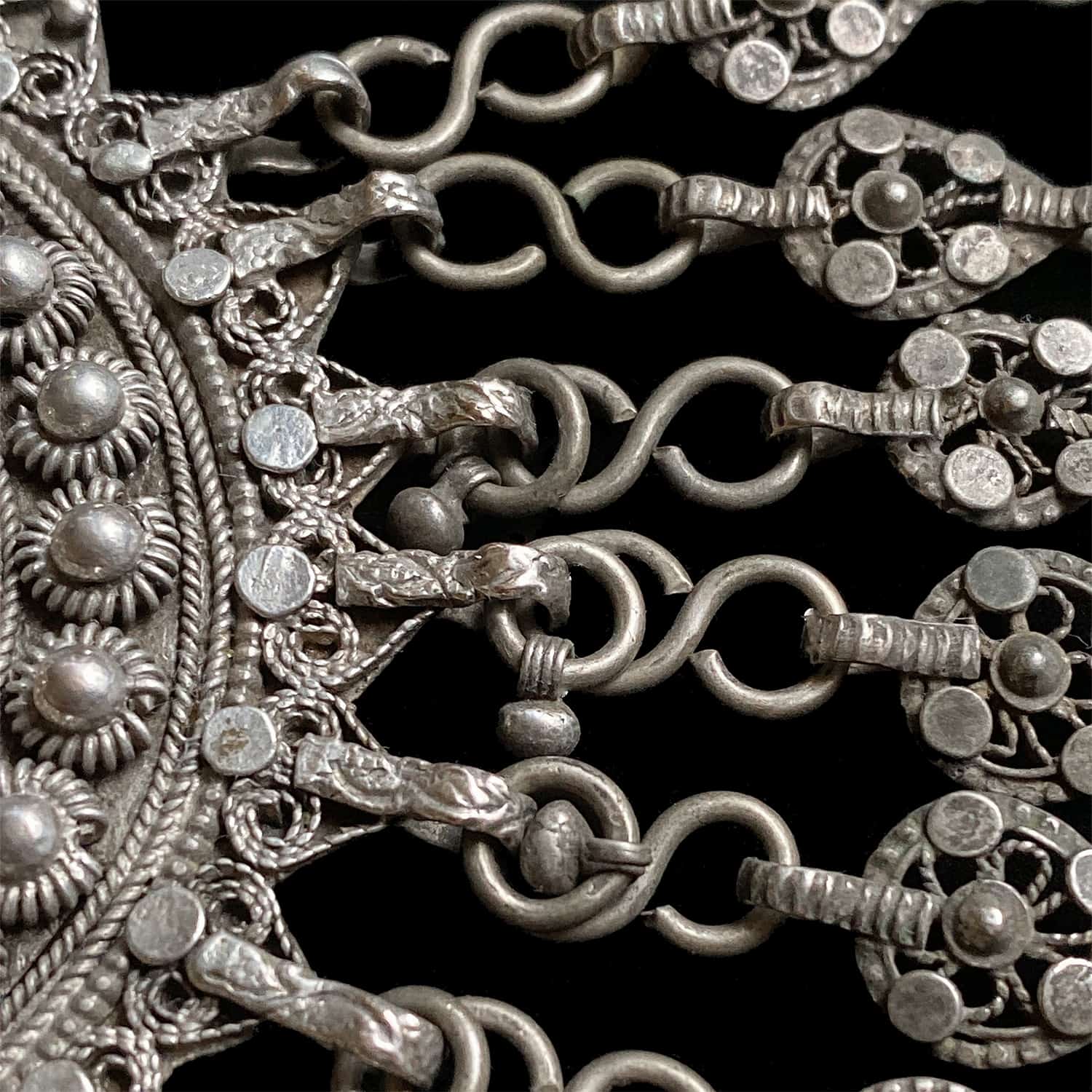 Silver Pendant from Yemen | Vintage Ethnic Jewellery