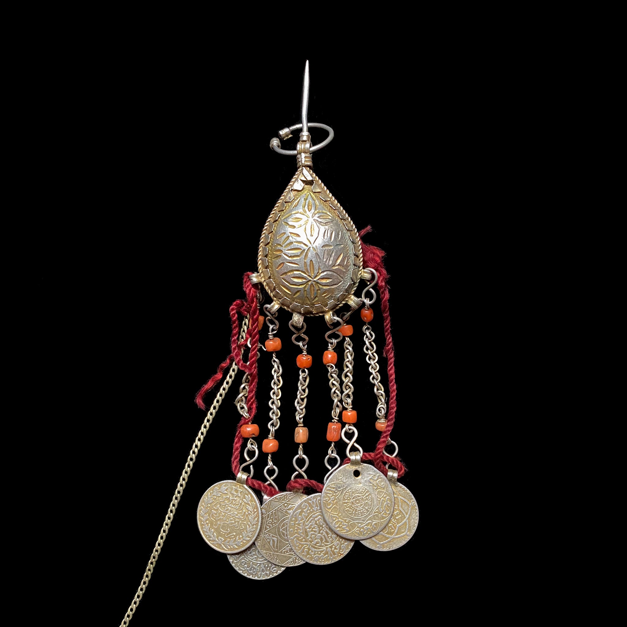 Antique Moroccan Gold-washed Fibulae from Khenifra, Zaiane - Rare