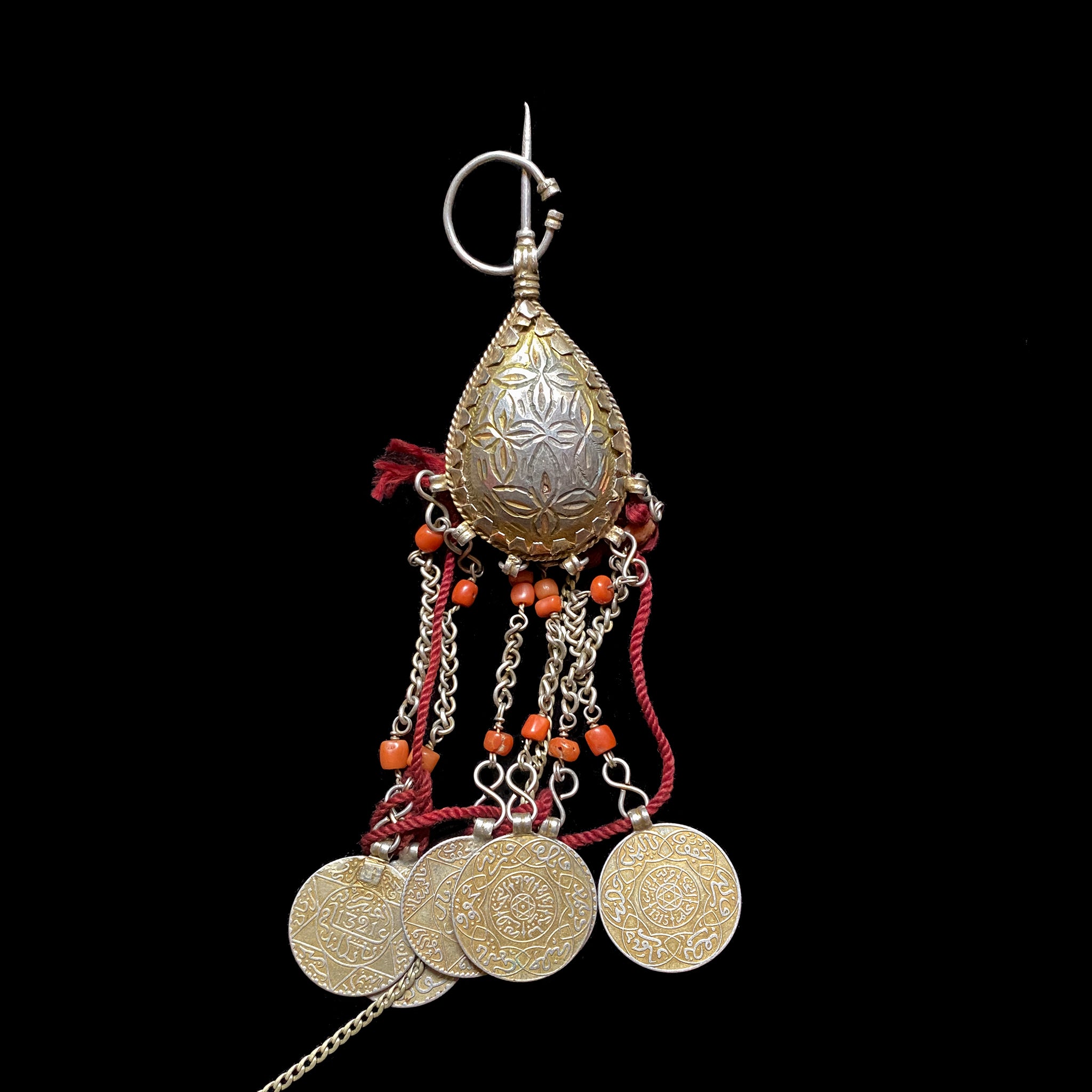 Antique Moroccan Gold-washed Fibulae from Khenifra, Zaiane - Rare