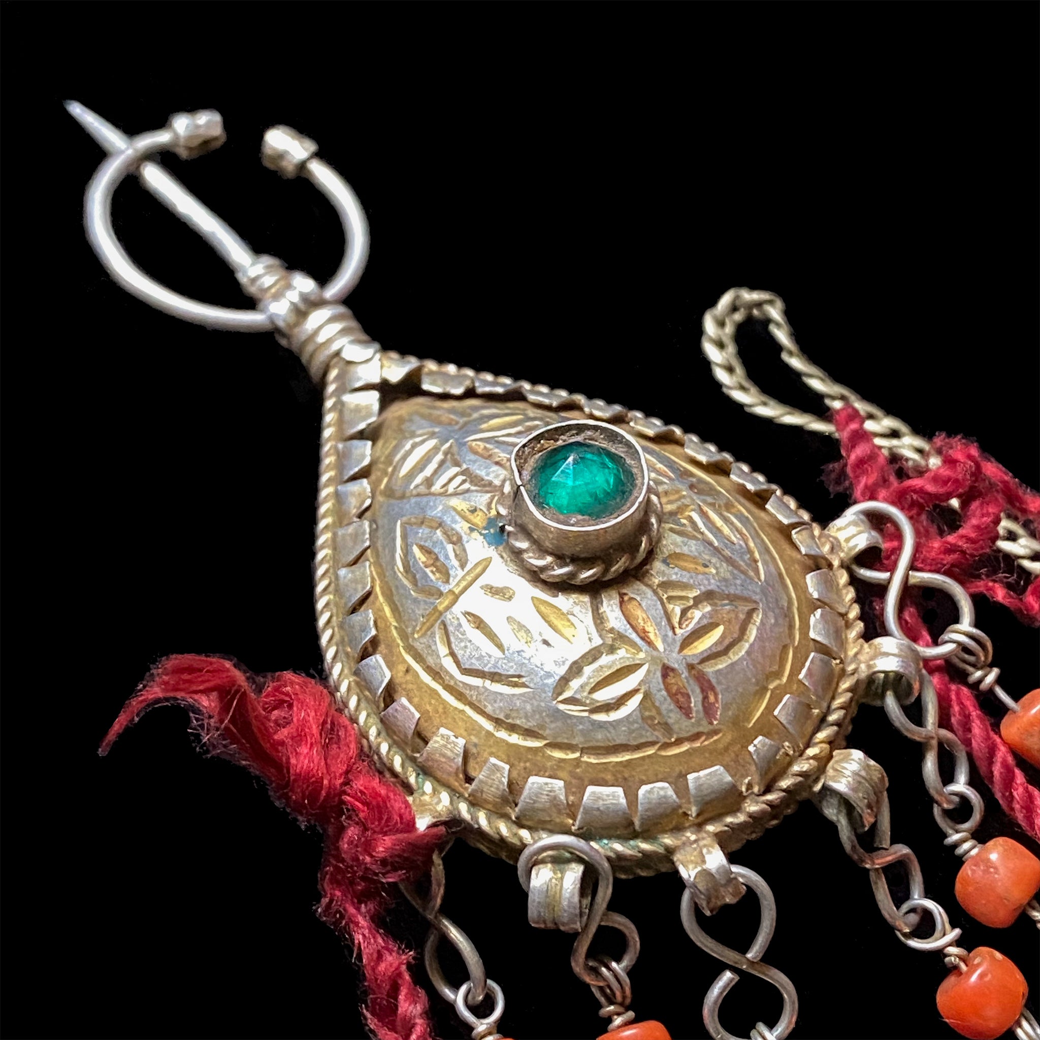 Antique Moroccan Gold-washed Fibulae from Khenifra, Zaiane - Rare