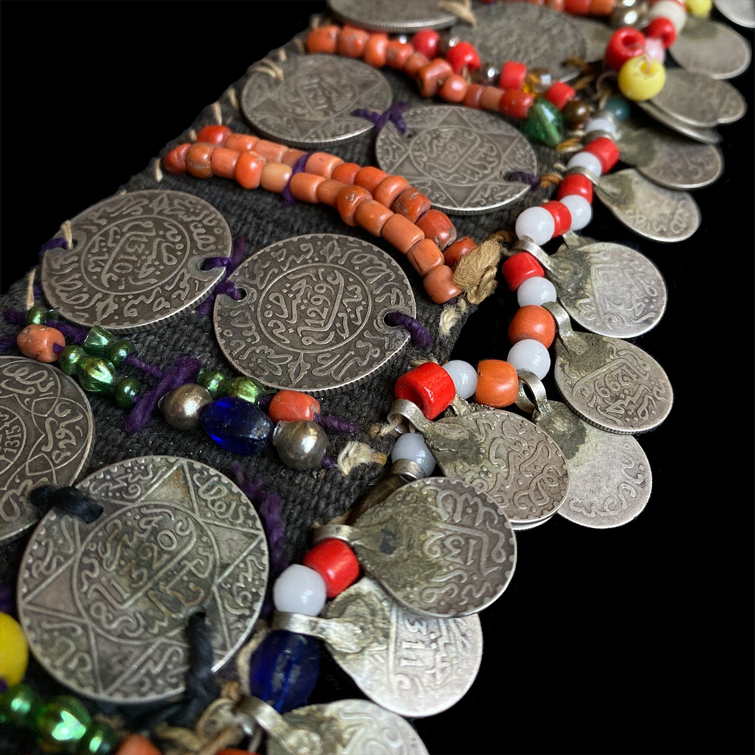 Antique Silver Tribal Headdress from Morocco | Berber Jewellery